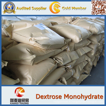 Prix ​​de catégorie comestible de monohydrate de dextrose / monohydrate de dextrose 25kg